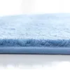 Solid Color Fluffy Bathroom Mat Antislip Bath Carpets Doormat For Toilet Absorbent Floor Rug Beside Bathtub Wash Basin Washable 240122