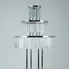 High quality Tall 3 floor metal flower stand wedding table display centerpieces for home decoration