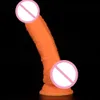 Dildos Sofia Doppelschichtiger Flüssigsilikondildo Weibliches Masturbationsgerät Analplug Erwachsene Produkte Künstlicher Penis