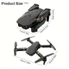 E58 Drone Quadcopter UAV: Dual HD Camera, Altitude Hold, Durable ABS Shell, Full-Range LED Lights - Ideal Gift for Kids & Adults with 3 Batteries!