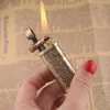 Lighters Podnieś ramię nostalgiczne staroświecki niezwykły lżejszy benzynowy nafta kerosene Flint Benzyna Benzyna Gadżet Gadżet Męskie Akcesoria YQ240124