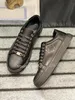 Toppkvalitet Italien plein sneakers casual skor herr klänning sko metall pp hexagonal ikonisk modeplattform bröllop bankett ceremoni
