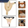 Fake Vagina Silicone Thong Sissy Panties Heren Verbergen Gaff Panty voor Transgender Crossdresser