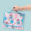 Travel Durable Toddler Changing Table Folding Diaper Bag Baby Diaper Changing Pad Cartoon Waterproof Mat 240119