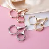 Scarves 2Pcs Charm Shawls Design Brooches Silk Scarf Clip Buckle Holder Metal Jewelry