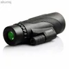 Telescopios Telescopio 12x50 40x60 HD de gran aumento Zoom monocular Binoculares potentes Telescopio de caza profesional militar para exteriores YQ240124