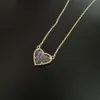 Kendrascotts Designer Jewelry Kendras Scotts Fashionable and Caring Heart-shaped Amethyst Stone Necklace with Collarbone Chain for Women