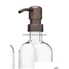 Échantillons de distributeur de savon liquide pour distributeur de savon 28/400 Cuivre noir Laiton Bronze Sier Antirouille 304 Pompe à liquide en acier inoxydable Drop Dhhkq