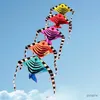 Kite Accessories free shipping fish kite flying outdoor game toys for kids ripstop nylon kite fabric children kite Flying toy octopus kite eagle