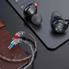 Fones de ouvido FiiO FH11 1DD + 1BA Driver Híbrido Fone de ouvido intra-auricular IEM Hi-Res Áudio 3.5mm com cabo destacável de 0.78mm HiFi Stereo Wired Earbuds J240123