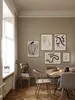 Pinturas Línea abstracta Lienzo Arte de la pared Impresión Imagen Pintura Sala de estar Interior Decoración del hogar Sofia Ross Eelen Soneto