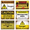 Metal Painting Caution Notice Zone Vintage Tin Sign Metal Plate Warning Children Vedio Retro Plaque For Garage Danger Door Man Cave Wall Decor