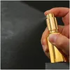 Packing Bottles Wholesale 100Ml Gold Pump Cosmetic Glass Essential Oil Per Bottles With Spray For Personal Care Drop Delivery Office S Otcvn