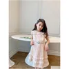 In Stock Flower Girl Dresses 3-14Yrs High Quality Toddler Summer Floral Lace Tutu Party Princess Dress Baby Casual Clothes Children Dha9Y