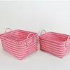 Natural Handmade Woven Basket Oval Bread Basket With Handle Storage Basket