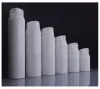 wholesale 30ml 50ml 80ml 100ml 120ml 150ml Airless Bottle Bayonet Pump White Vacuum Container Empty Cosmetic Packaging Plastic Tube ZZ