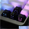 Keyboards 4/8Pcs Durable Backlight Arrows Keys Keycaps Wear-Resistant Diy Office And Gaming Mx Professional Drop Delivery Computers Ne Otnyr