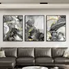 Schilderijen 3 stuks canvas kunst schilderij home decor kunst aan de muur abstract marmeren landschap foto gouden luxe decor poster prints voor woonkamer