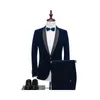 Abiti da uomo Sposo Abito da sposa Abito a due pezzi British Business Casual Formale Party Slim-fit