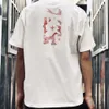 Camiseta para hombre Stoneislands Diseñador Calidad original Graffiti Impreso Disco Hombro Manga corta Camiseta para hombre y mujer