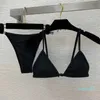 Maillots de bain pour femmes Sexy Bikinis Femmes Summer Beach Girls Breastes Sous-vêtements Set