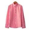 Men's Casual Shirts Formal Shirt Dress Up Mens Striped Pattern Long Sleeve Band Collar Button Down Available In Multiple Colors