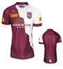 2021 2022 QUEENSLAND MAROONS ÉTAT D'ORIGINE CAPITAINES RUN JERSEY Australie QLD Maillots de rugby autochtones Maroons Accueil Jersey Rugby 2222698