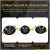 Pans 2Pcs Mti-Purpose Convenient Metal Cooking Utensil Takeaway Pot Paella Pan Small Dry Seafood Drop Delivery Home Garden Kitchen Din Otilu