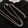 Nya pendellhalsband Klassiska Fashion Neckalce Woman Par Kedjor Mässing Halsband Seiko Jewelry Supply