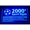 Другое внутреннее освещение 2000 Вывески Soprt Светодиодные ленты Световой знак Бейсбол Хоккей Футбол Баскетбольный шлем Клуб 3D Drop Оптовая продажа Dhp1A