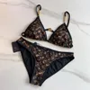 Play Fashion Printed Metal Accessories Sexy Bikini Designers Designed Slim-fit Backless Travel Resort Spa Bathing Suits for Women