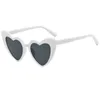 Солнцезащитные очки Love Sunglasses Персонализированные трендовые солнцезащитные очки Симпатичные женские козырьки в форме сердца вогнутой формы