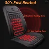 Car Seat Covers 12-24v Heated Cover 30' Fast Heater Cloth/Flannel Protector 25W Heating