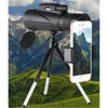 Teleskoplar En yeni güçlü 10-30x50 monoküler açık kamp avı HD FMC teleskoplar ile tripod cep telefonu tutucusu Kuş View YQ240124