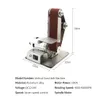 Sanders Professional Mini Vertical Belt Sander Hine Electric DIY Polishing 고정 신각 샤프너 테이블 절단 가장자리 드롭 배달 자동 OTPBE