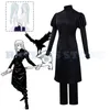 Cosplay perucas anime jujutsu kaisen mei cosplay traje peruca senhora preto legal uniformes terno para festa de halloween peruca trança vestido calças l240124