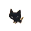 Pins broches lindo broche broche broche insignia de gatito pinchazos con aguja de la aguja de la aguja de goteo puede caer la entrega otukg