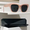 Gafas de sol de diseñador para mujer, gafas de sol rectangulares de ojo de gato, gafas de sol con montura de gran tamaño, varios colores disponibles con caja CL40253