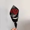 Decorative Flowers Valentine Day DIY Bouquet Gifts Handmade Twisted Stick Flower Finished Twist Rose For Wedding Party Decoration