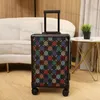 mens suitcase classical travel luggage with wheels sets bags g designer psychedelic large suitcases for men womens trolley239T