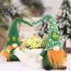 День Святого Патрика гномы плюшевые 26 см милые куклы Лепрекон украшения ирландский зеленый трилистник подарки для дома украшения стола
