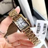 Carters Watch Swiss Automatic Watches Fashion Women Quartz Movement Silver Gold Dress Lady Square Tank Stainless Steel Case Original Clasp Analog frj