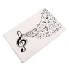 Tapijten Piano Elements Design Home Decor Tapijt Antislip Coral Fleece Wasbare Mat Vloer