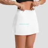 Lu yoga plissado tênis saia feminina roupas de ginásio shorts esportivos feminino correndo fitness dança yoga roupa interior praia biker golfe esqui hig