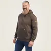 ARIAT American Outdoor Sports Sweat à capuche en peluche avec grand panneau ample pour homme