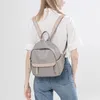 Borse da scuola Zaino casual in tessuto Oxford per donna 2024 Mini borsa da viaggio coreana alla moda Antifurto da strada