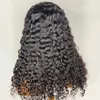 合成ウィッグ26インチ180nsityロングキンキーカーリー13*4*1ベビーヘアの女性向けのレースフロント合成ウィッグ