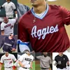New Mexico State Baseball jersey alle gestikte aangepaste heren dames truien Austin Corbett Matt Romero Cho Tofte Saul Soto Tyler Hoeft Dane Woodcook Connor Wylde