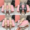 5cm Crystal Slingback Bow Pumps Women High Heeled Summer Designer Stiletto Heel Party Dress Office Slide on Luxury Shoes Pointed Toe Sexy Sandals