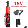 Power Tool Set 12V/18V Påverkan skiftnyckel Kordlös laddningsbar elektrisk 3/8 tum Rätt vinkel Ratchet Wrenches Driver H220510 Drop Deliv D OTKVZ